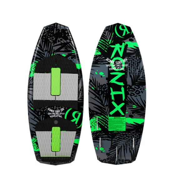 2024 Ronix Super Sonic Space Odyssey - Powertail - Black / Green - 3'9