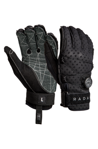 2024 Radar Vapor-K Boa Inside-Out Glove - Black / Shadow Ariaprene