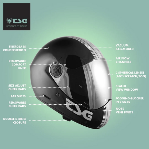 TSG Helmet- Black