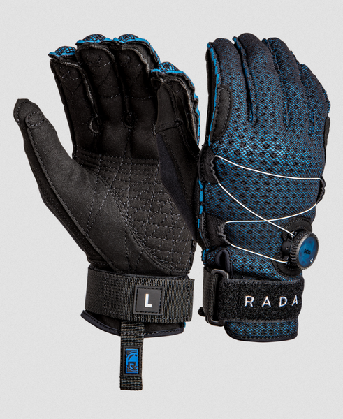 Radar Vapor-A Boa Inside-Out Glove - Black / True Blue Ariaprene