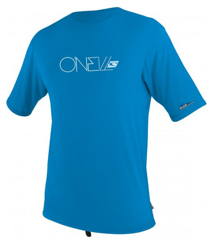 O'Neill  Youth Skins S/S Rash Tee - Fog Blue