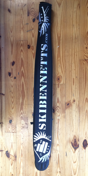Bennett's Slalom Sleeve  w/ Fin Protector - Black/Silver